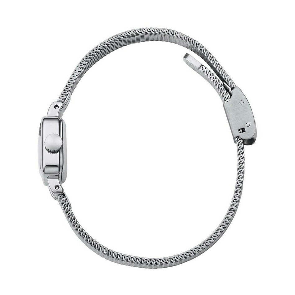 [MATOW] マトウ 腕時計 TSUKI 淡月 mw006001 ＜ レディース シルバー ホワイト スクエア MINI SQUARE SILVER WHITE MESH 3気圧防水 ＞