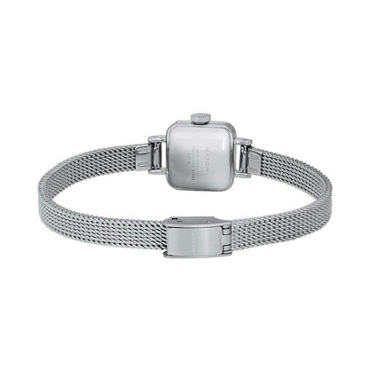 [MATOW] マトウ 腕時計 TSUKI 淡月 mw006001 ＜ レディース シルバー ホワイト スクエア MINI SQUARE SILVER WHITE MESH 3気圧防水 ＞
