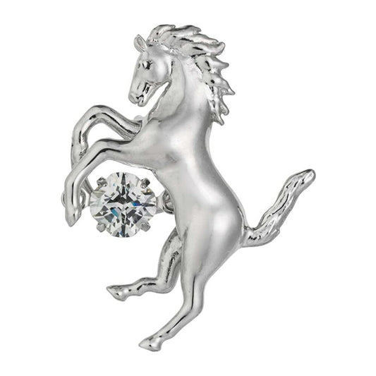 [Crossfor New York] クロスフォーニューヨーク タイニーピン Rodeo NM-T002 ＜ シルバー925 ダンシングストーン タイピン ブローチ メンズ ＞