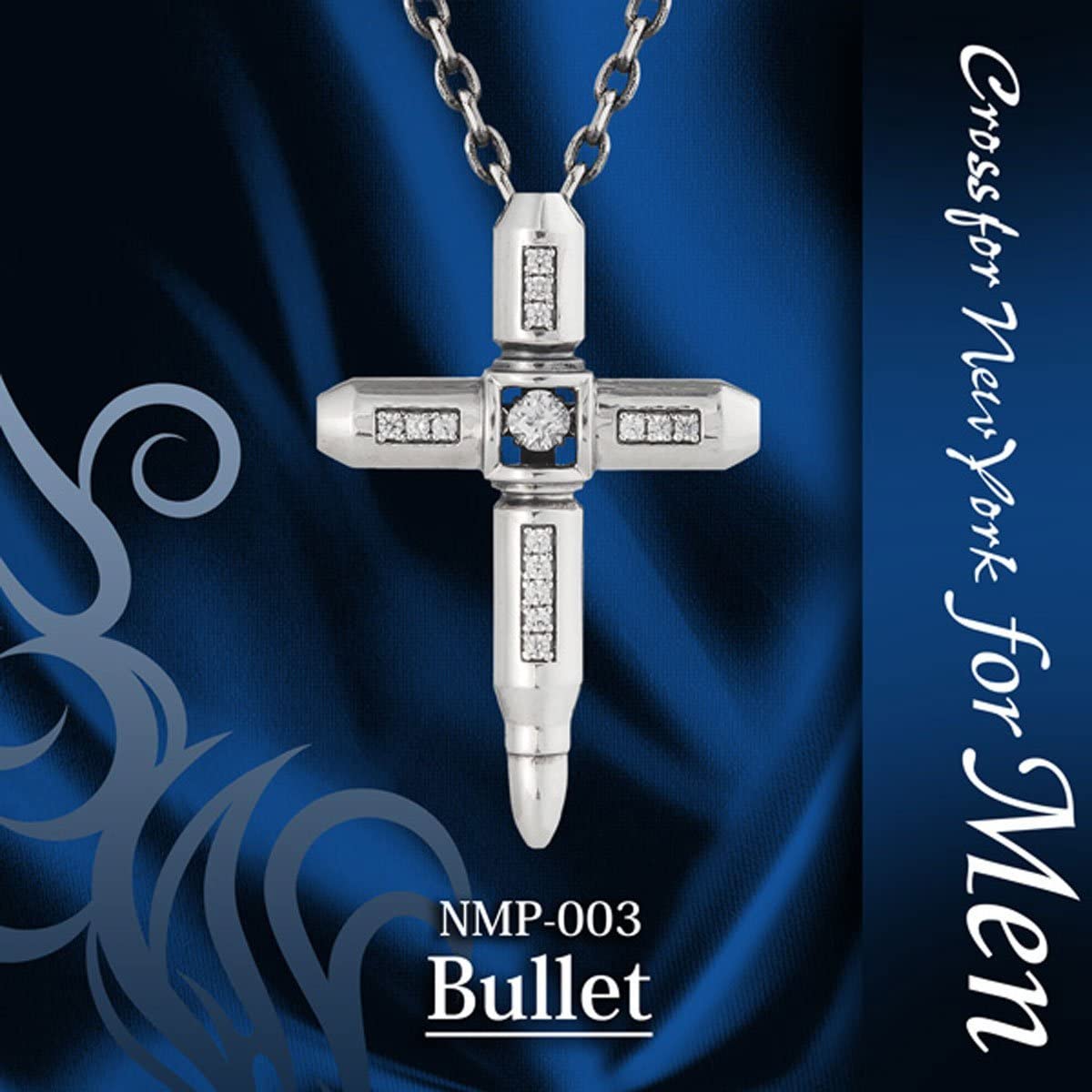 [Crossfor New York] クロスフォーニューヨーク ペンダント Bullet NMP-003 ＜ 十字架 シルバー925 ネックレス メンズ ＞