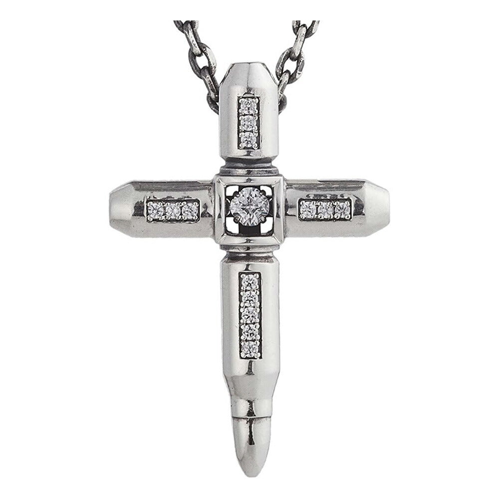 [Crossfor New York] クロスフォーニューヨーク ペンダント Bullet NMP-003 ＜ 十字架 シルバー925 ネックレス メンズ ＞
