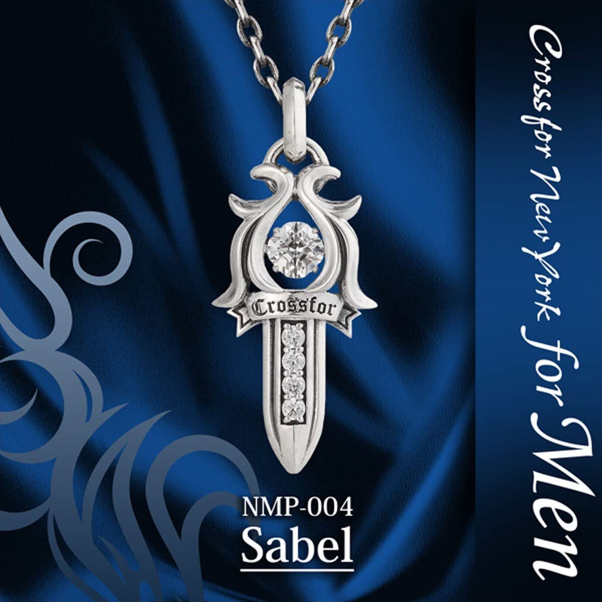 [Crossfor New York] クロスフォーニューヨーク ペンダント Sabel NMP-004 ＜ シルバー925 ネックレス メンズ ＞