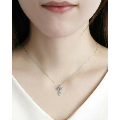 [Crossfor New York] クロスフォーニューヨーク ネックレス it girl NSP-004 ＜ シルバー925 キュービックジルコニア ダンシングストーン ペンダント レディース ＞