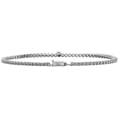 [Crossfor New York] クロスフォーニューヨーク テニスブレスレット Sparkle NTBR-001 ＜ シルバー925 キュービックジルコニア ＞