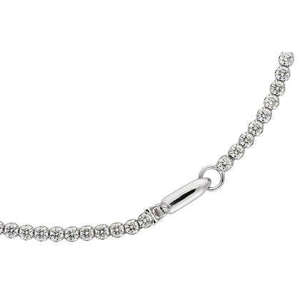 [Crossfor New York] クロスフォーニューヨーク テニスブレスレット Sparkle NTBR-001 ＜ シルバー925 キュービックジルコニア ＞