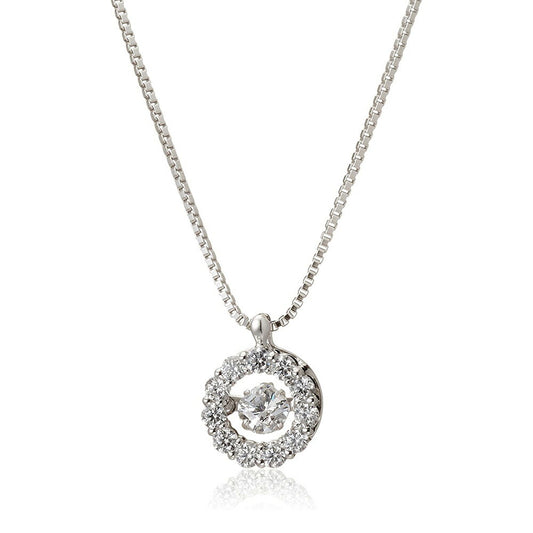 [Crossfor New York] クロスフォーニューヨーク ペンダント Twinkle Flower1 NYP-507 ＜ 花 シルバー925 キュービックジルコニア ネックレス レディース ＞