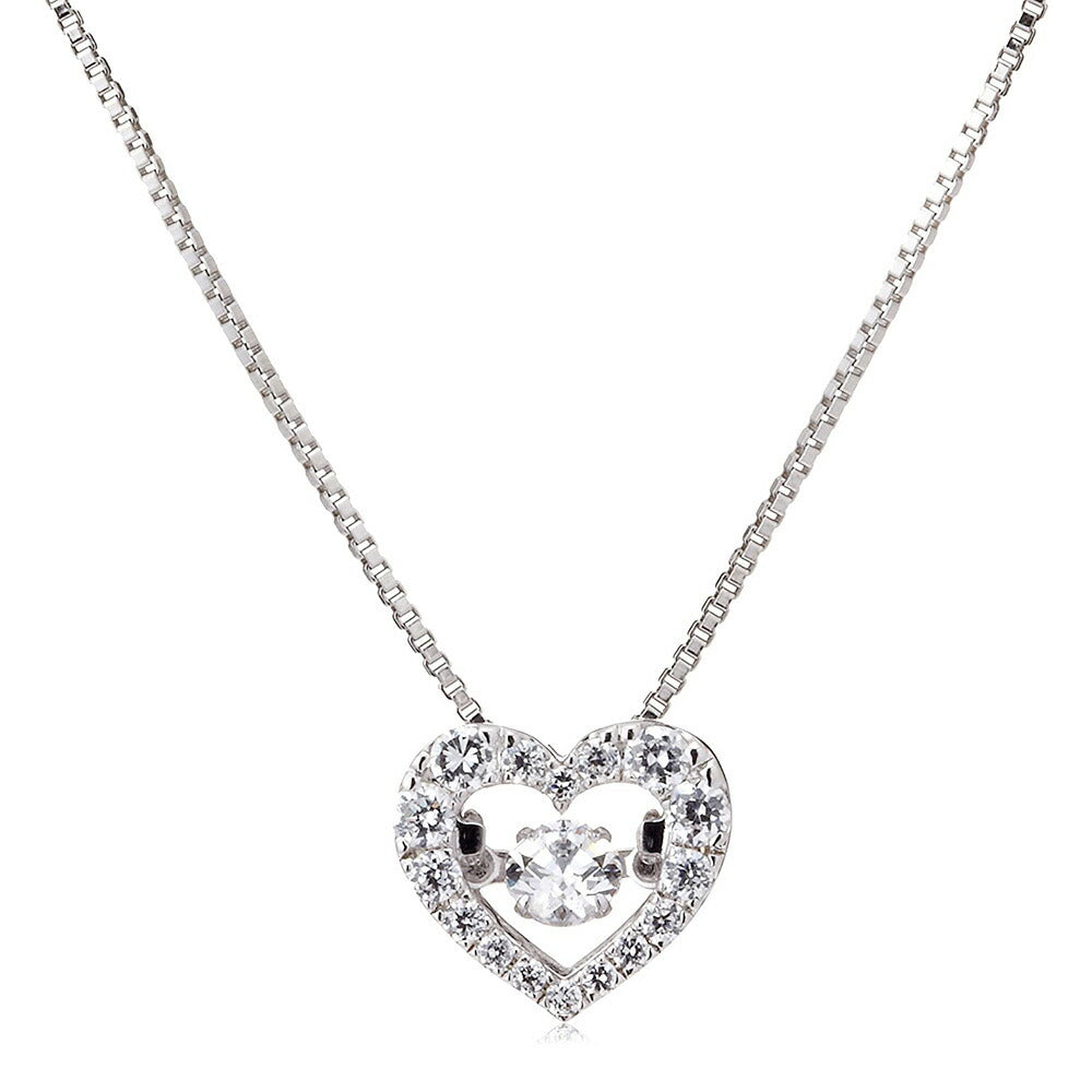[Crossfor New York] クロスフォーニューヨーク ペンダント Dancing Tenderness NYP-540 ＜ ハート シルバー925 ネックレス レディース ＞