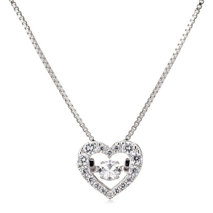 [Crossfor New York] クロスフォーニューヨーク ペンダント Dancing Tenderness NYP-540 ＜ ハート シルバー925 ネックレス レディース ＞