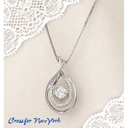 [Crossfor New York] クロスフォーニューヨーク ペンダント D-Drops NYP-559 ＜ シルバー925 ネックレス レディース ＞