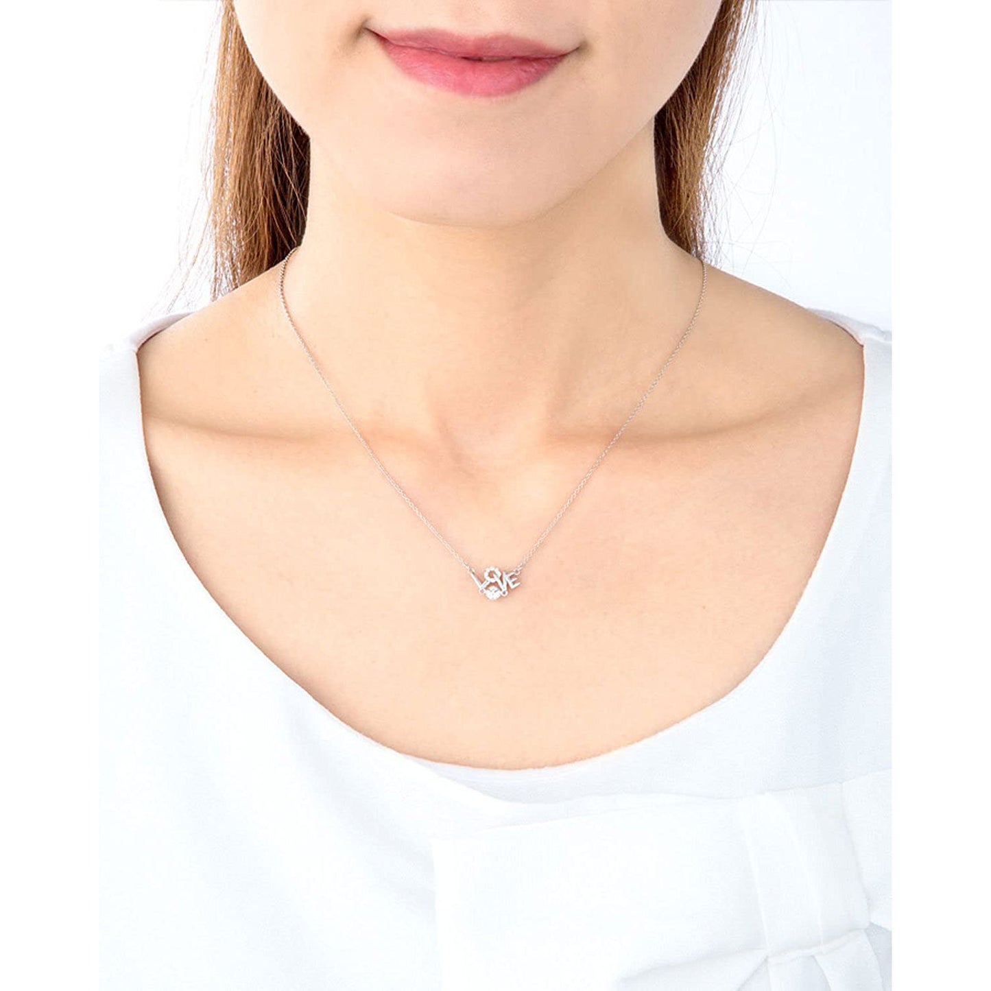 [Crossfor New York] クロスフォーニューヨーク ペンダント NYP-596 ＜ LOVE シルバー925 ネックレス レディース ＞