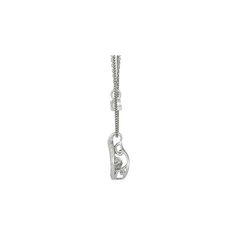 [Crossfor New York] クロスフォーニューヨーク ペンダント Angel Tear NYP-629 ＜ シルバー925 ダンシングストーン ネックレス レディース ＞