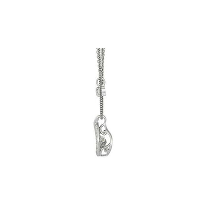 [Crossfor New York] クロスフォーニューヨーク ペンダント Angel Tear NYP-629 ＜ シルバー925 ダンシングストーン ネックレス レディース ＞