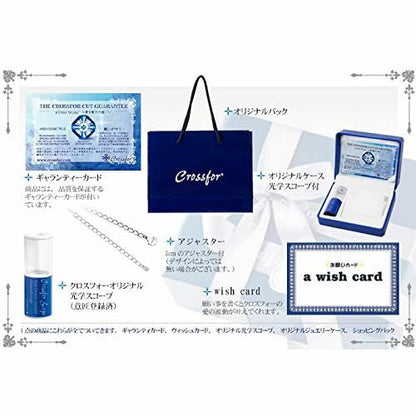 [Crossfor New York] クロスフォーニューヨーク ペンダント Angel Tear NYP-629 ＜ シルバー925 ダンシングストーン ネックレス レディース ＞