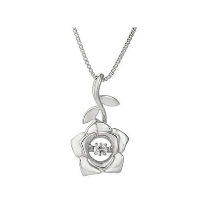 [Crossfor New York] クロスフォーニューヨーク ペンダント Noble Rose NYP-644 ＜ 薔薇 シルバー925 ネックレス レディース ＞