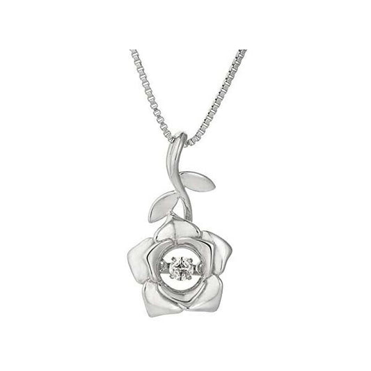 [Crossfor New York] クロスフォーニューヨーク ペンダント Noble Rose NYP-644 ＜ 薔薇 シルバー925 ネックレス レディース ＞