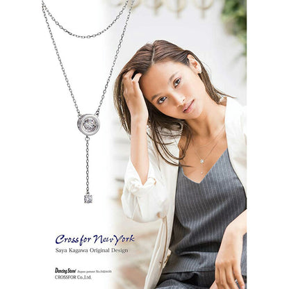 [Crossfor New York] クロスフォーニューヨーク ペンダント Drooping light NYP-652 ＜ 2連 シルバー925 ネックレス レディース ＞