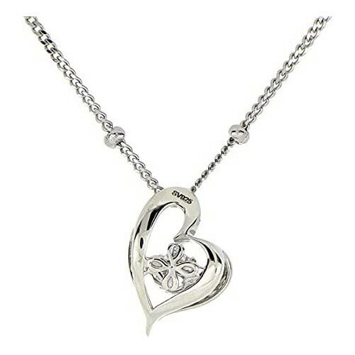 [Crossfor New York] クロスフォーニューヨーク ネックレス My Heart 8801409 ＜ ハート シルバー925 キュービックジルコニア ダンシングストーン レディース ＞