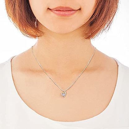 [Crossfor New York] クロスフォーニューヨーク ネックレス My Heart 8801409 ＜ ハート シルバー925 キュービックジルコニア ダンシングストーン レディース ＞