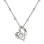 [Crossfor New York] クロスフォーニューヨーク ネックレス My Heart 8801409 ＜ ハート シルバー925 キュービックジルコニア ダンシングストーン レディース ＞
