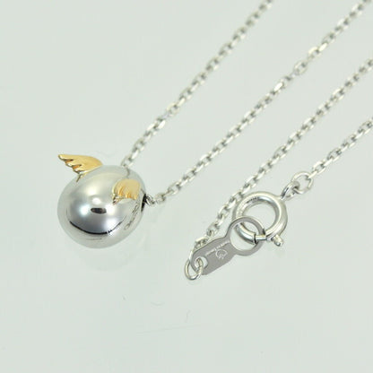 [Tenshi no Tamago] 天使の卵 シルバー ネックレス ＜ ロジウム加工 レディース ペンダント ジュエリー 天使1150RM ＞