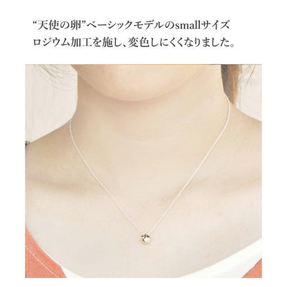 [Tenshi no Tamago] 天使の卵 シルバー ネックレス ＜ ロジウム加工 レディース ペンダント ジュエリー 天使1151RM ＞