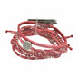 [wakami] ワカミ ブレスレット 7ストランド WA18004 ＜ ハイパーバリーピンク Earth Bracelet 7strand 男女兼用 ユニセックス フェアトレード 手作り グァテマラ産 ＞【メール便送料無料】