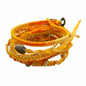 [wakami] ワカミ ブレスレット 7ストランド WA18005 ＜ アトモスフィアイエロー Earth Bracelet 7strand 男女兼用 ユニセックス フェアトレード 手作り グァテマラ産 ＞【メール便送料無料】