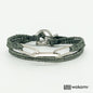 [wakami] ワカミ ブレスレット 2ストランド OLIVE オリーブ waan2023-01-04 ＜ 2Strand Bracelet 男女兼用 ユニセックス フェアトレード 手作り グァテマラ産 ＞【メール便送料無料】
