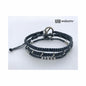 [wakami] ワカミ ブレスレット 3ストランド ブルー WAAN2111-BLU ＜ 3Strand Stone bracelet 男女兼用 ユニセックス フェアトレード 手作り グァテマラ産 ＞【メール便送料無料】