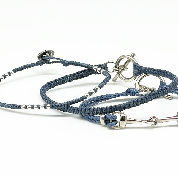 [wakami] ワカミ ブレスレット 3ストランド WAAN2201-01 ＜ 3Strand Horse Bit Bracelets 男女兼用 ユニセックス フェアトレード 手作り グァテマラ産 ＞【メール便送料無料】