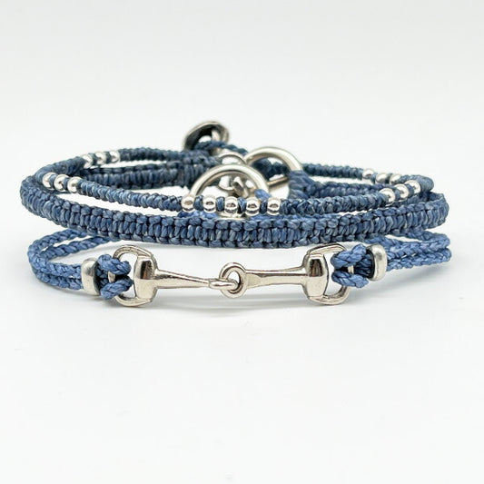 [wakami] ワカミ ブレスレット 3ストランド WAAN2201-01 ＜ 3Strand Horse Bit Bracelets 男女兼用 ユニセックス フェアトレード 手作り グァテマラ産 ＞【メール便送料無料】